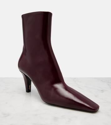 Jill leather ankle boots | Saint Laurent