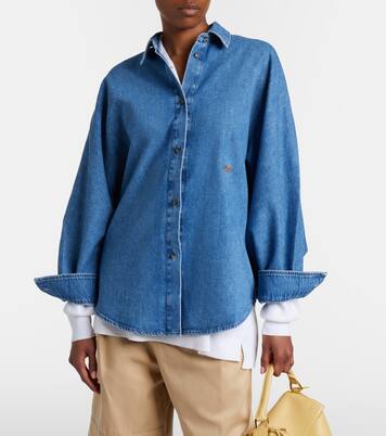 Hemd Double L aus Denim | Loewe