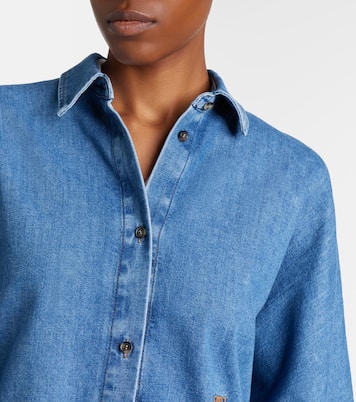 Hemd Double L aus Denim | Loewe