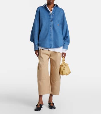 Hemd Double L aus Denim | Loewe
