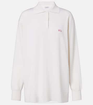 Double L cashmere blend polo sweater | Loewe