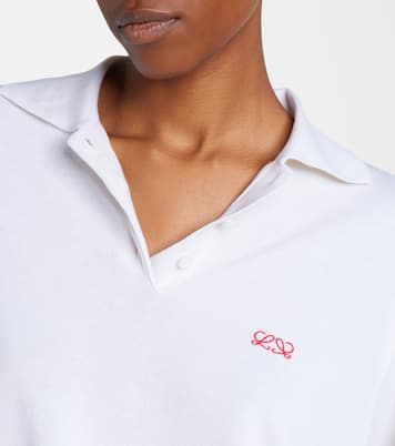 Double L cashmere blend polo sweater | Loewe