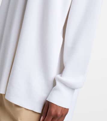 Double L cashmere blend polo sweater | Loewe