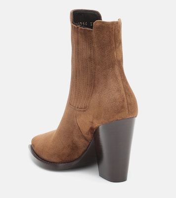Theo 95 suede ankle boots | Saint Laurent