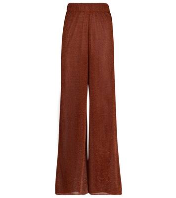 Weite High-Rise-Hose Lumière | Oséree