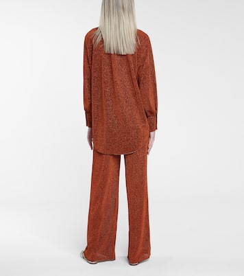 Weite High-Rise-Hose Lumière | Oséree