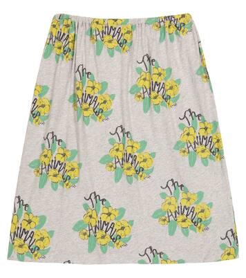 Ladybug floral cotton-jersey skirt | The Animals Observatory