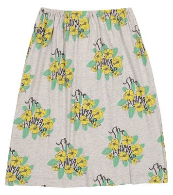 Ladybug floral cotton-jersey skirt | The Animals Observatory