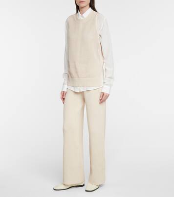 Pantalon ample Crispy en coton mélangé | Joseph