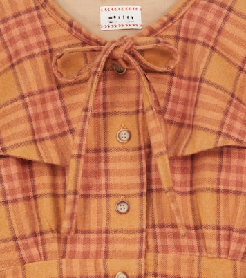 Robe Odille Melton en coton à carreaux | Morley