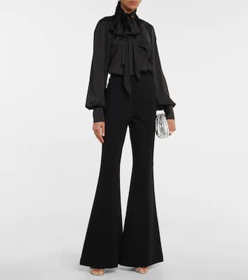 Bluse Kaja aus Satin | Safiyaa