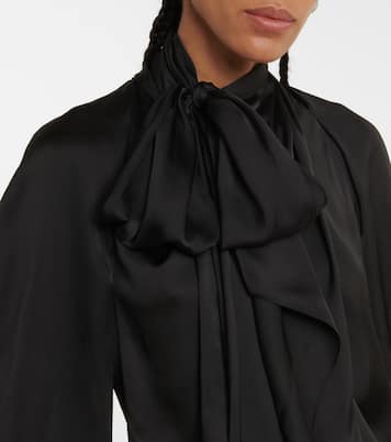 Bluse Kaja aus Satin | Safiyaa