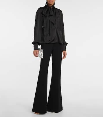 Bluse Kaja aus Satin | Safiyaa