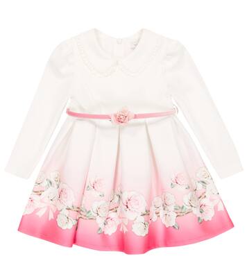 Bébé – Robe en brocart à fleurs | Monnalisa