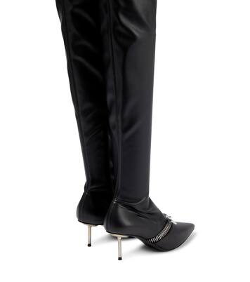 Overknee-Stiefel aus Leder | Coperni