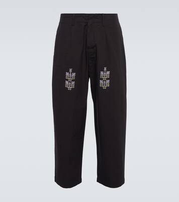Bestickte Hose Qrunful aus Baumwolle | Adish