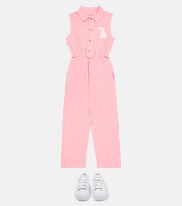 Grasshoper printed cotton jumpsuit | The Animals Observatory