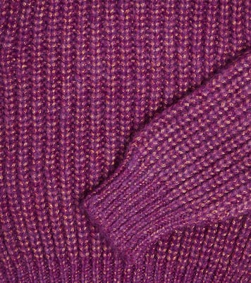Ambrosia metallic knit sweater | The New Society