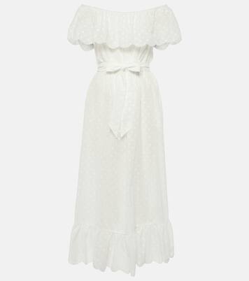 Robe midi en coton | Marysia