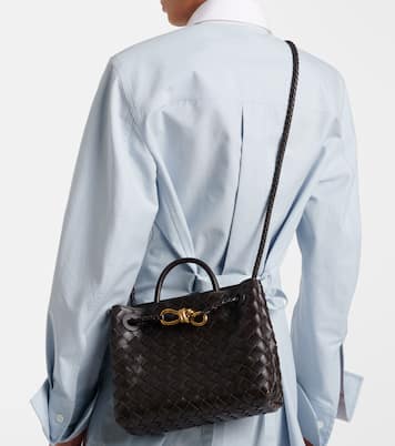 Andiamo Small leather top-handle bag | Bottega Veneta