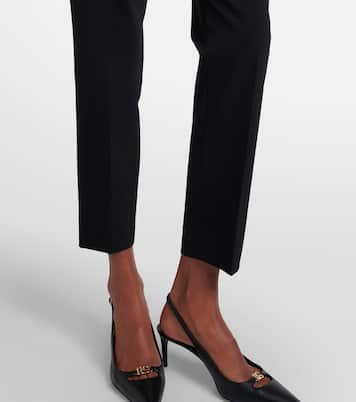 Schmale Low-Rise-Hose aus einem Wollgemisch | Dolce&Gabbana