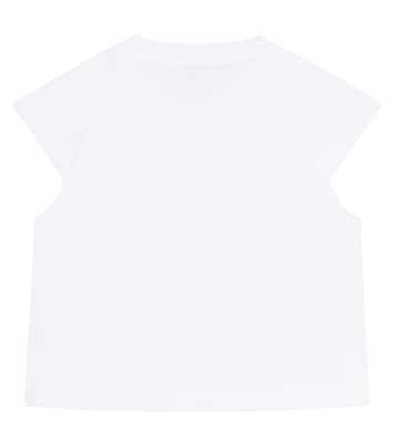 Floral cotton jersey T-shirt | Il Gufo