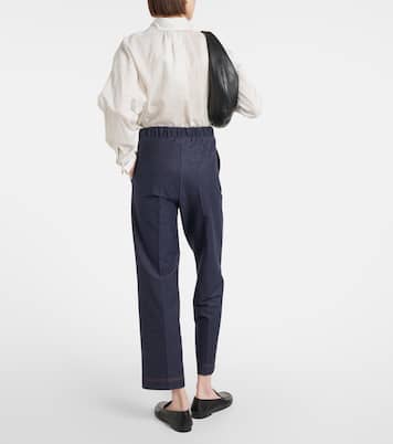 Gerade Hose Ballata aus einem Baumwollgemisch | Max Mara