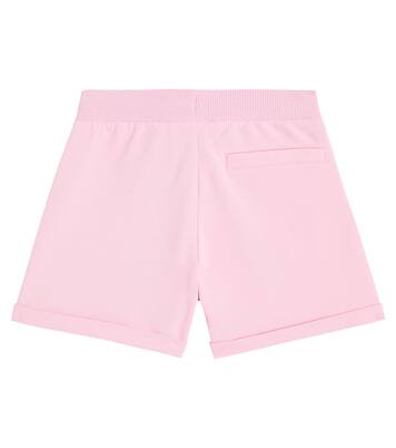 Printed cotton-blend jersey shorts | Moschino Kids