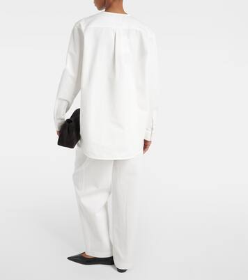 Cotton twill blouse | Toteme