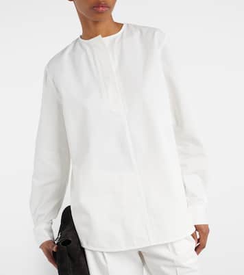 Cotton twill blouse | Toteme