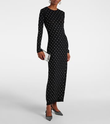 Slingback-Pumps Amel 50 aus Mesh mit Kristallen | Jimmy Choo