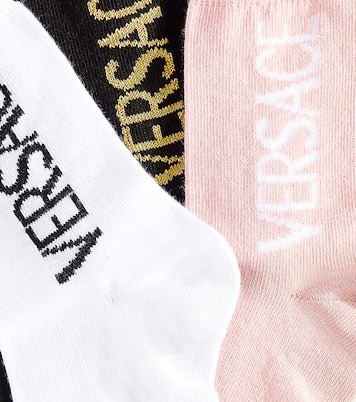 Set de 3 paires de chaussettes en coton mélangé | Versace Kids