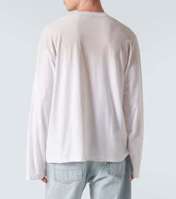 Logo distressed jersey T-shirt | Acne Studios