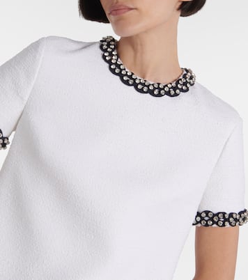 Robe en tweed à ornements | Valentino