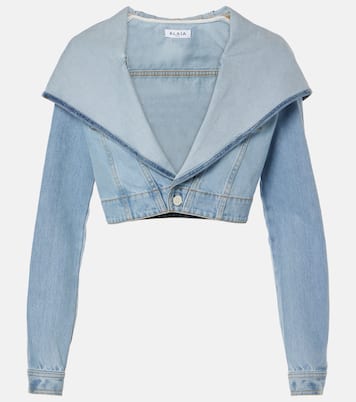 Cropped denim jacket | Alaïa