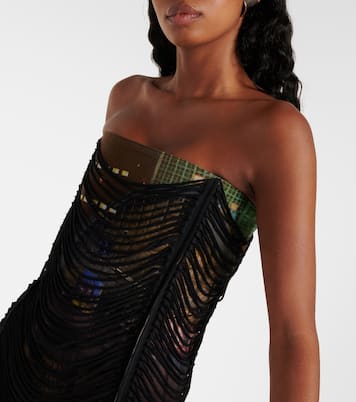  x Shayne Oliver – Robe imprimée | Jean Paul Gaultier