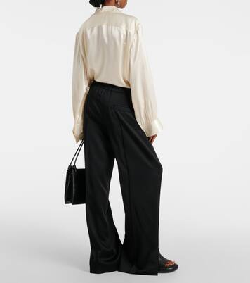 Weite Hose aus Satin | Jil Sander
