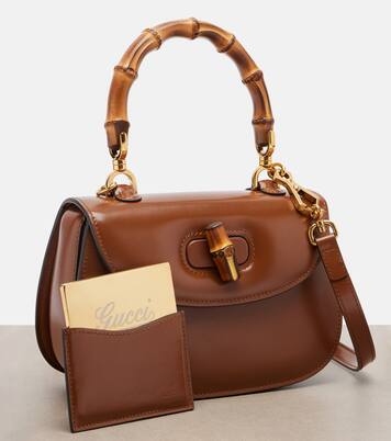 Gucci Bamboo 1947 Small leather top-handle bag | Gucci