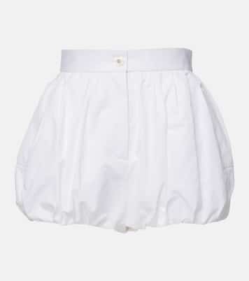 High-Rise Shorts aus Baumwollpopeline | Dolce&Gabbana