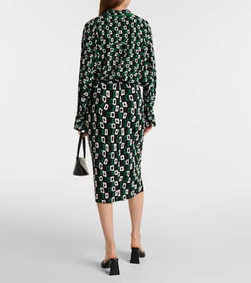 Bedruckter Midirock Willow | Diane von Furstenberg