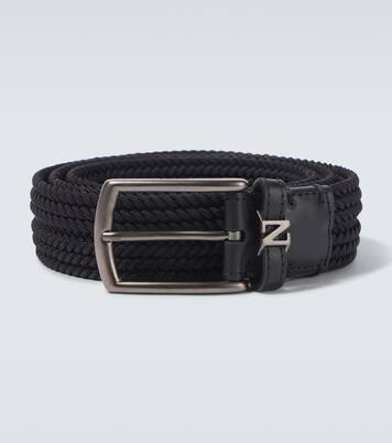 Ceinture à finitions en cuir | Zegna