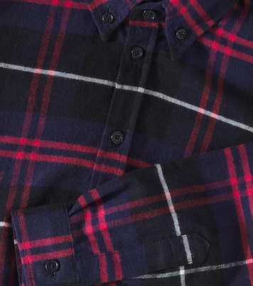 Plaid cotton flannel shirt | Il Gufo