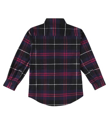 Plaid cotton flannel shirt | Il Gufo
