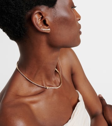 Boucle d'oreille unique Croissant De Lune en or 18 ct | Sophie Bille Brahe