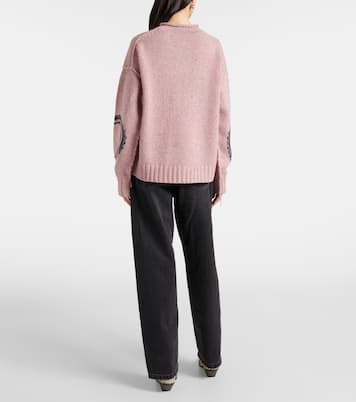 Bedruckter Pullover aus einem Wollgemisch | Acne Studios