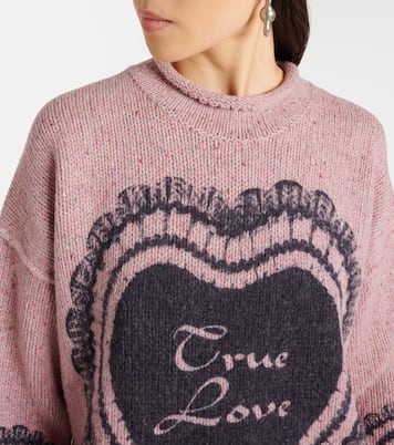 Bedruckter Pullover aus einem Wollgemisch | Acne Studios