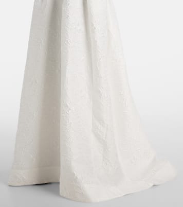 Bridal Esther brocade gown | Rebecca Vallance