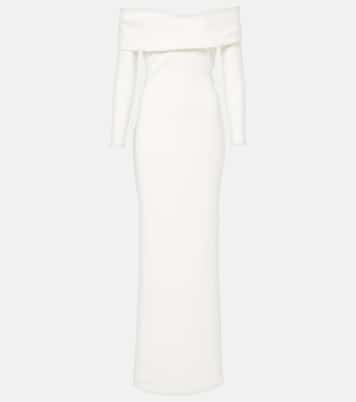 Lyla crêpe gown | Solace London