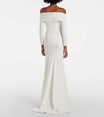 Lyla crêpe gown | Solace London