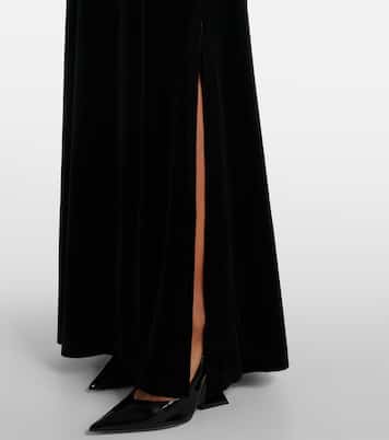 Robe longue en velours | Norma Kamali